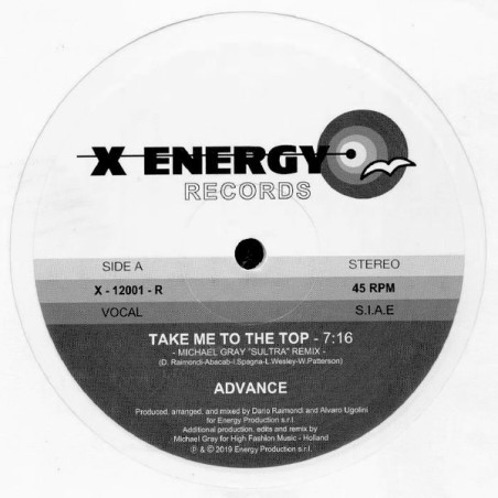 ADVANCE - TAKE ME TO THE TOP (MICHAEL GRAY REMIX) - VINYL